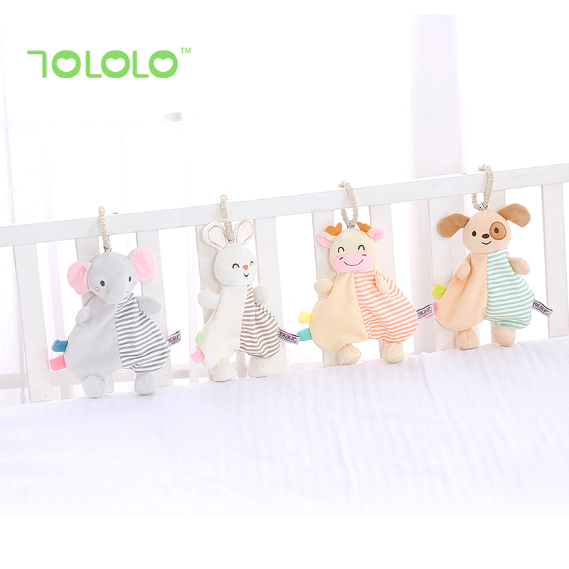 TOLOLO安抚巾婴儿玩具可入口安抚宝宝玩